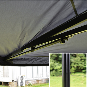 LLOYDBERG 360 Tente d'auvent de voiture à lumière LED imperméable au vent et résistant aux UV Canne en aluminium rétractable Access <span class=keywords><strong>Plus</strong></span> Car Cover - Product Image 6