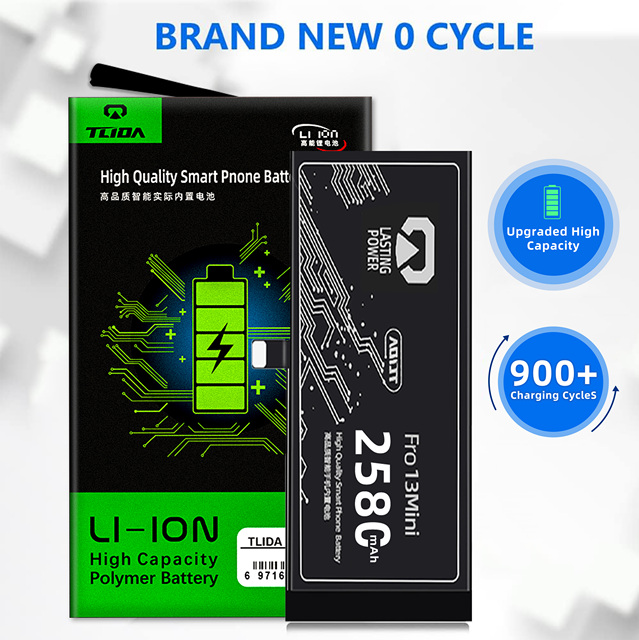 TLIDA Accept OEM 3300mah High Capacity Battery for iphone 13 Mini Replacement