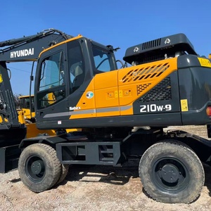Excavadora Usada HYUNDAI 210W-9 de Corea, Excavadora de Ruedas Usada de 21 Toneladas 210W-7 215 225 220, Excavadora Usada Hyundai 210W en Venta - Product Image 2