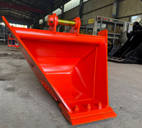 Bucket Alur V RSBM untuk Excavator 6 Ton, Cocok untuk CAT 306 Kubota KX060 Yanmar VIO60 Bucket Trapesium
