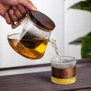 Tetera de vidrio Moritaka Faction de 1.8L con tapa, juego de té resistente al calor para uso en fiestas en casa - Product Image 2