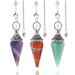 Натуральный гексагональный колонный кварцевый камень-гироскоп для медитации, энергетическое украшение, декор для дома, хрустальные поделки, драгоценный камень - Product Image 1