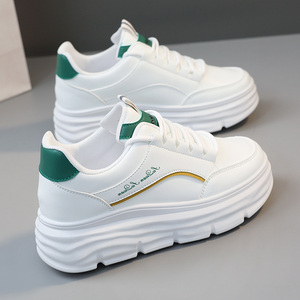 W3613 Chaussures <span class=keywords><strong>de</strong></span> sport plates pour femmes, respirantes, à semelle épaisse, pour le printemps, l'été et l'automne - Product Image 1