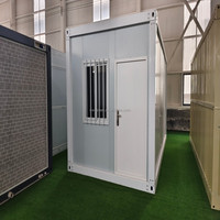 Maison conteneur pliable de 20 pieds de type X, préfabriquée en acier, mobile, installation rapide, entrepôt, appartement, bureau, immeuble de bureaux