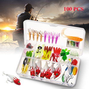 Kit de Señuelos QY, 5 Piezas, Señuelos de Superficie para Pesca de Lubina, Señuelos Artificiales, Set de Aparejos de Pesca de Agua Dulce y Salada - Product Image 4