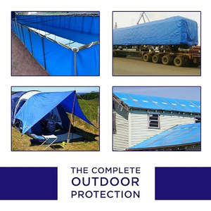 Bâche en tissu tissé PEHD robuste, imperméable et anti-UV, pour couverture de bois, vente en gros - Product Image 2