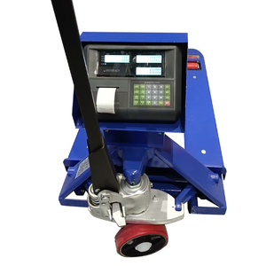 2000kg 2 Tonnen elektronischer Gabelstapler Waage Paletten heber Paletten hubwagen mit Waage-ohne Druck funktion - Product Image 4