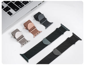 <span class=keywords><strong>Bracelet</strong></span> en métal magnétique à deux sections <span class=keywords><strong>Bracelet</strong></span> en acier inoxydable pour <span class=keywords><strong>Apple</strong></span> IWatch Band, bande à boucle milanaise pour IWatch 10 9 8 7 6 - Product Image 4