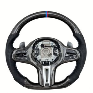 <span class=keywords><strong>พวงมาลัย</strong></span> M ซีรีส์ทำจากคาร์บอนไฟเบอร์สำหรับ BMW F10 F30 F20 F31 F32 F36 X5 M3 F25 M5 M6 E71 E90 F07 F15 F16ไม่มีถุงลมนิรภัย - Product Image 3