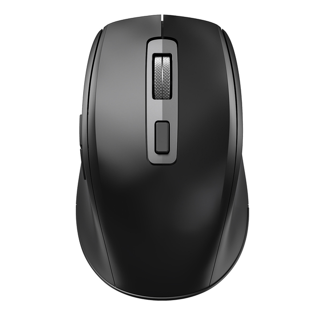 Customizable 2.4GHz-BT 6D Wireless Stable Optical Computer Mouse Adjustable DPI Rechargeable Battery Symmetrical Ergonomics