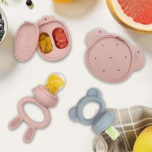 Stockage de lait maternel sans BPA personnalisé sans fruits et légumes Tétine en silicone pour fruits de bébé Mangeoires pour fruits de bébé - Product Image 3