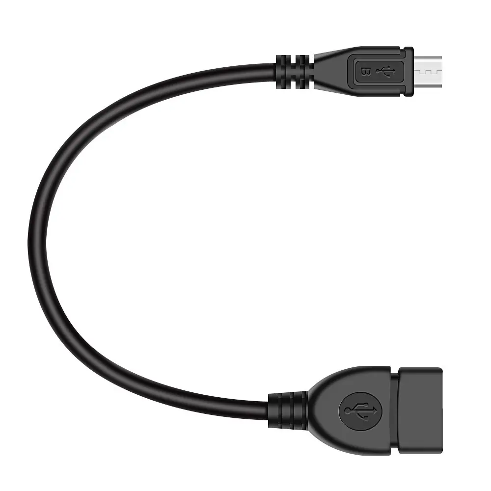 Yüksek kalite mini mikro 5P erkek USB kadın veri kablosu OTG adaptör kablosu mikro otg usb