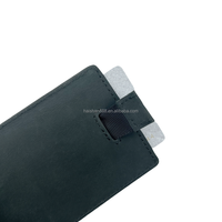 Dompet Kulit Pria Anti-RFID Desain Sederhana dan Keren, Tempat Kartu dan Penjepit Uang