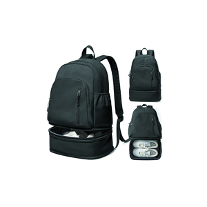 Sac à dos <span class=keywords><strong>de</strong></span> <span class=keywords><strong>sport</strong></span> léger et imperméable avec compartiment à chaussures pour femmes et hommes - Utilisation en <span class=keywords><strong>salle</strong></span> <span class=keywords><strong>de</strong></span> <span class=keywords><strong>sport</strong></span>, logo personnalisé, cadeaux promotionnels <span class=keywords><strong>d</strong></span>'entreprise - Product Image 1