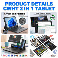 Original Factory Wind-10 Window 10 Tablet 2-en-1 Écran tactile 10.1 pouces WIN10 Slim Portable Office Learning Tablette à bas prix