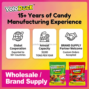Bonbons gélifiés YOLODUCK saveur cerise, bonbons gélifiés en forme d'animaux, bonbons gélifiés pour fêtes, <span class=keywords><strong>vers</strong></span> gélifiés, livraison rapide pour <span class=keywords><strong>les</strong></span> détaillants - Product Image 3
