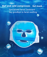 Masque facial réutilisable en gel rafraîchissant, thérapie chaude et froide, masque facial en glace, fabricant OEM, logo personnalisé