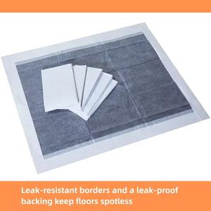 Koku kontrol sızdırmaz tek kullanımlık <span class=keywords><strong>Pet</strong></span> eğitim pedi 40 parça siyah yeni kenar-sarma köpekler kediler için kalınlaşmak lazımlık <span class=keywords><strong>Mat</strong></span> su geçirmez - Product Image 2