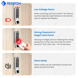 Tarjeta Rfid Tediton Precio al por mayor Cerradura de combinación de cajón Cerradura de casillero automática Cerradura de combinación para gabinete - Product Image 4