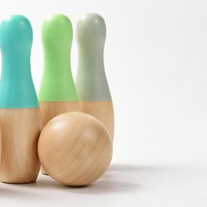 10 PCS Miniature Wooden Large <strong>Bowling</strong> Pins Unfinished Throwing Game Set for <strong>Kids</strong> Alley Outdoor <strong>Tools</strong> - Product Image 6