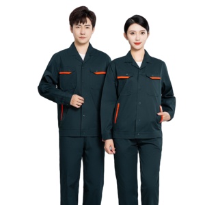 Inşaat işçileri için emniyet üniforma kaynakçı sanayi madencilik işçi elektrikçi t Shirt uzun kollu tulum - Product Image 1