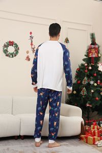 Família Natal Pijama Conjunto Combinando Xmas Deer Print Pijama Mãe Filha Pai Filho Outfit Família Look Homewear Terno - Product Image 3