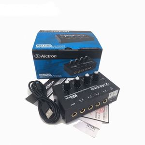 <span class=keywords><strong>Alctron</strong></span> Ha4plus 4 kanal taşınabilir kulaklık Mini mikser amplifikatör izleme ses Stereo kompakt <span class=keywords><strong>USB</strong></span> ses arabirimi Goodquality - Product Image 4