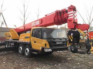 Grue mobile de levage Sany QY50 de 50 tonnes d'occasion, pièces d'origine, performance stable, pour la construction - Product Image 3