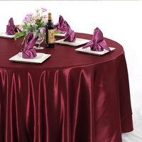 Nouveaux produits en vogue, couleur rouge, personnalisé, pour banquet, hôtel, mariage, nappes de table, nappes