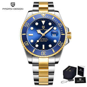 Montre de sport et d'affaires Pagani Design 1639 tendance pour homme, à quartz, boîtier en alliage, cadran en verre, bracelet en acier inoxydable, étanche, collection 2026 - Product Image 1