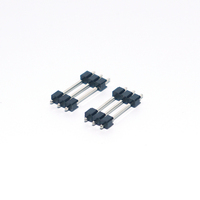 Cabezal de PIN de plástico doble de fila única de 2,0mm duradero y seguro para arnés de cableado de conector PCB