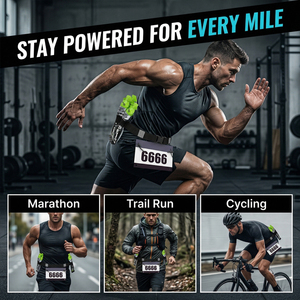 Custom Elastic Adjustable Lightweight Nylon Running <strong>Race</strong> Number Belt for <strong>Marathon</strong> Triathlon-Custom Logo Fitness Equipment - Product Image 2