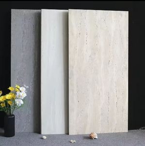 Carreaux de <span class=keywords><strong>travertin</strong></span> pour sol, hall d'hôtel, centre commercial, bureau, sol en grain, carrelage en porcelaine rustique pour salle de bain - Product Image 3