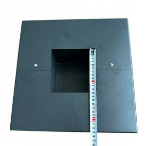 Cache-ancrage robuste en aluminium pour poteau divisé en 2 parties, 4 et 5 pouces, carré et rond, pour <span class=keywords><strong>parking</strong></span> - Product Image 3