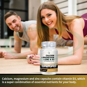 Ausreson OEM Calcium Magnesium Zinc <strong>Vitamin</strong> D3 <strong>Tablets</strong> Immune Supplement Calcium, Magnesium And Zinc <strong>Tablets</strong> - Product Image 2