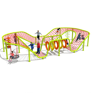 Attrezzature per Parchi <span class=keywords><strong>Giochi</strong></span> all'Aperto per <span class=keywords><strong>Bambini</strong></span>, <span class=keywords><strong>Giochi</strong></span> da Parco Divertimenti, Reti da Arrampicata in Fibra di Vetro, LLDPE, PC per Giardini Residenziali e Scuole - Product Image 6