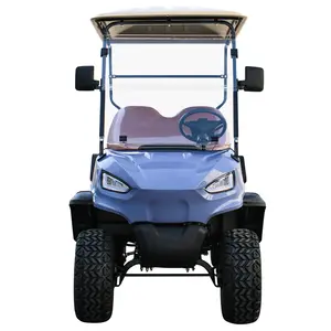 Vente en gros de voiturette de golf avec pare-brise teinté pliante approuvée