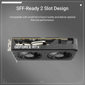 Tarjeta Gráfica Dual GeForce RTX 5050 8GB GDDR6 OC Edition (PCIe 5.0, GDDR6, DLSS 4, 2.1b, DisplayPort de 2 Ranuras, Diseño de Ventilador Axial-tech, 0dB Dual - Product Image 2