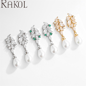 Rakol จี้ไข่มุกน้ำจืดสีทองเงินดีไซน์แฟชั่นดีไซน์แบบ EP5533 - Product Image 4
