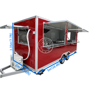 Camión de Comida Rápida 2025, Remolque de Comida Totalmente Equipado, Carrito de Comida Móvil Completamente Equipado con DOT VIN - Product Image 5