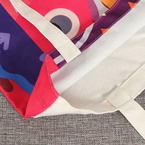 Custom <b>Mini</b> Gym Canvas Cotton Grocery Beach Tote Eco-Friendly Recyclable Heavy Rope Logo Plain Print Daily Gift - Product Image 3