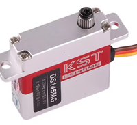 Servo numérique KST DS145MG 6V haute précision en alliage d'aluminium et acier trempé, 5 kg, 0,12 SEC, Chine continentale, pour planeur, drone, voiture