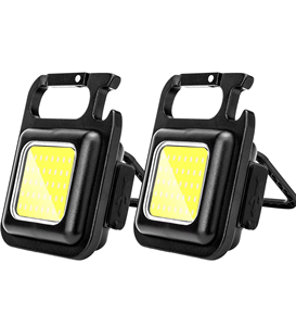 USB có thể sạc lại COB <span class=keywords><strong>LED</strong></span> Keychain ánh sáng hợp kim nhôm đa chức năng mini khẩn cấp xách tay từ đèn pin ngọn đuốc - Product Image 2