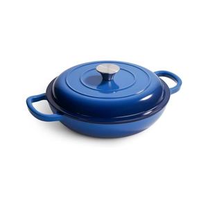 Cacerola de Hierro Fundido Esmaltado, Olla para Estofar, Utensilios de Cocina de Metal Duradero - Product Image 3