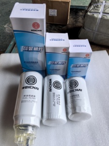 ไส้กรองรถบรรทุก, ไส้กรองน้ำมันเครื่องรถตัก, ไส้กรอง Weichai 1000424916A 1000442956A 1000424655A ไส้กรองอากาศ ไส้กรองน้ำมันเครื่อง - Product Image 4