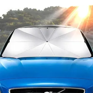 Parasol Plegable Personalizado para Ventana Delantera <span class=keywords><strong>de</strong></span> Auto, Protector Solar para <span class=keywords><strong>Coche</strong></span>, <span class=keywords><strong>Sombrilla</strong></span> para Parabrisas - Product Image 3