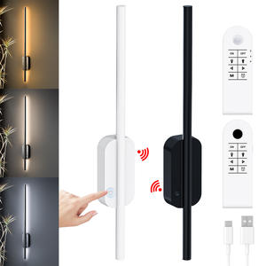 Modern Minimalist Led Wall Light Pc <b>Lampshade</b> Switch Control Internal Battery Night Light For Hotel Corridor Staircase Hallway - Product Image 2