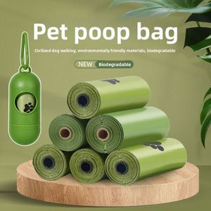 Sac à déchets biodégradable pour animaux de compagnie, sac à excréments pour chat et chien, sac de ramassage des déchets respectueux de l'environnement - Product Image 1