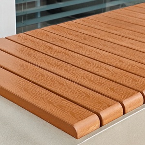 Houten Loungestoel - Comfortabele Lange Bank voor Binnen en Buiten - Moderne Rugloze Houten Bank - Product Image 6