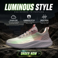 Chaussures en maille respirante, chaussures de course à semelle souple, chaussures de sport amortissantes, chaussures décontractées légères de luxe classiques OEM